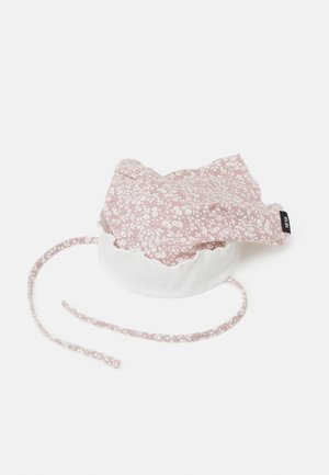 BEANIE WITH TIE UNISEX - Beanie - strawberry/cream