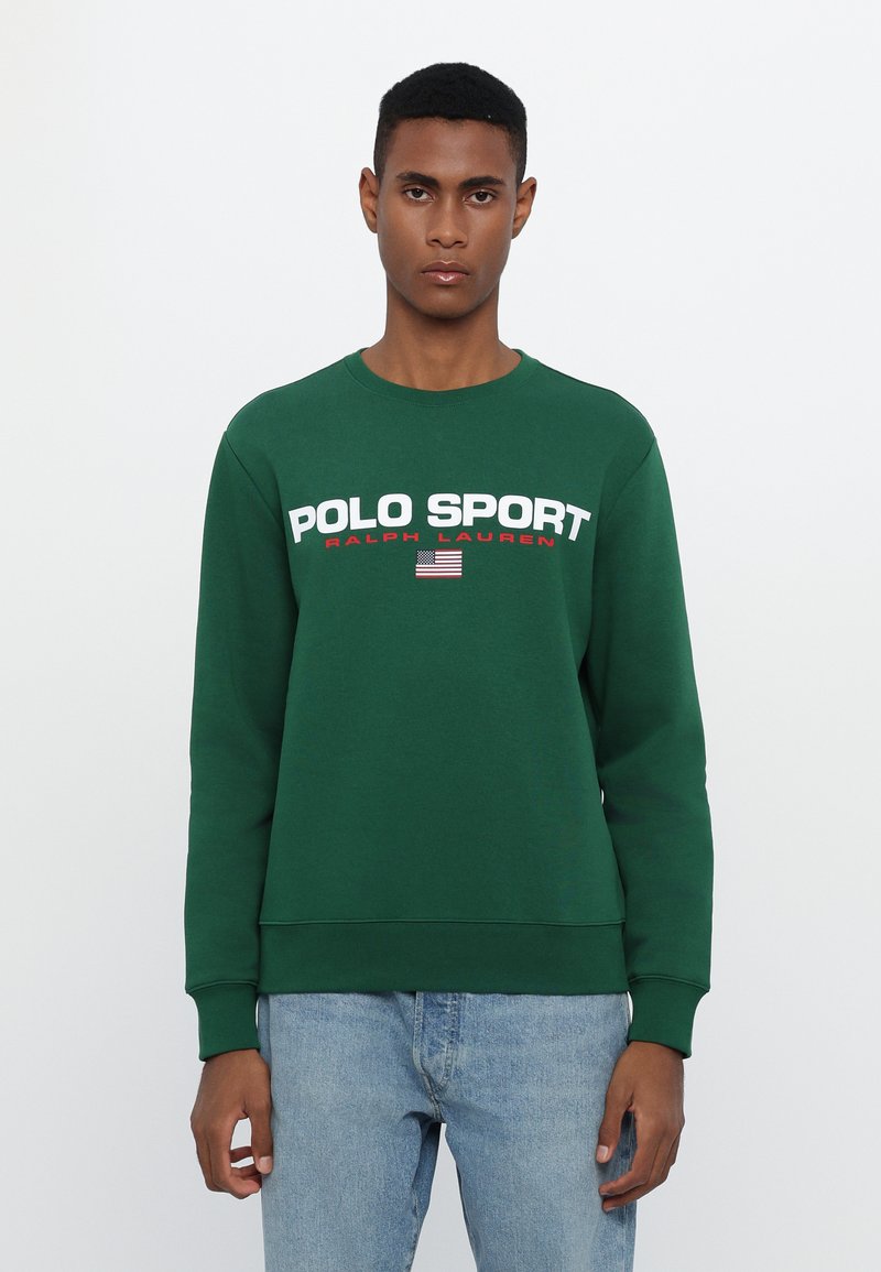 Polo Ralph Lauren POLO SPORT SWEATSHIRT UNISEX - Bluză de molton - new forest/white