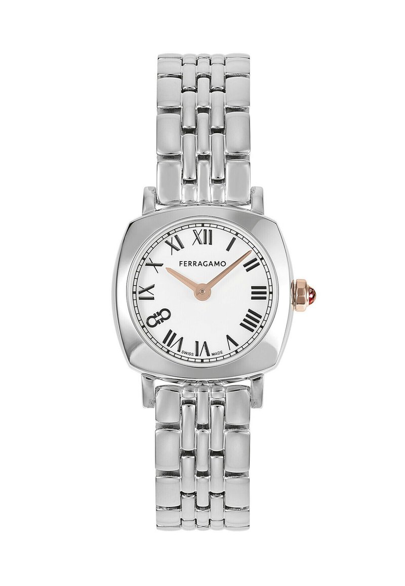 FERRAGAMO - QUARTZ ANALOG KU-SOFT SQUARE 23MM - Watch - silver-tone, Enlarge