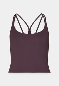 PRINCIPAL BUILT IN BRA TANK - Top - deep plum