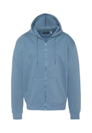 Schott, SWHZCUSTOMBK - Sweat zippé - bleu