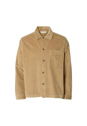 Selected, OVERSHIRT CORDUROY - Skjorter - cornstalk