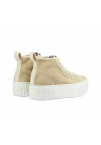 No Name À PLATEFORME IRON MID - Sneaker high - beige