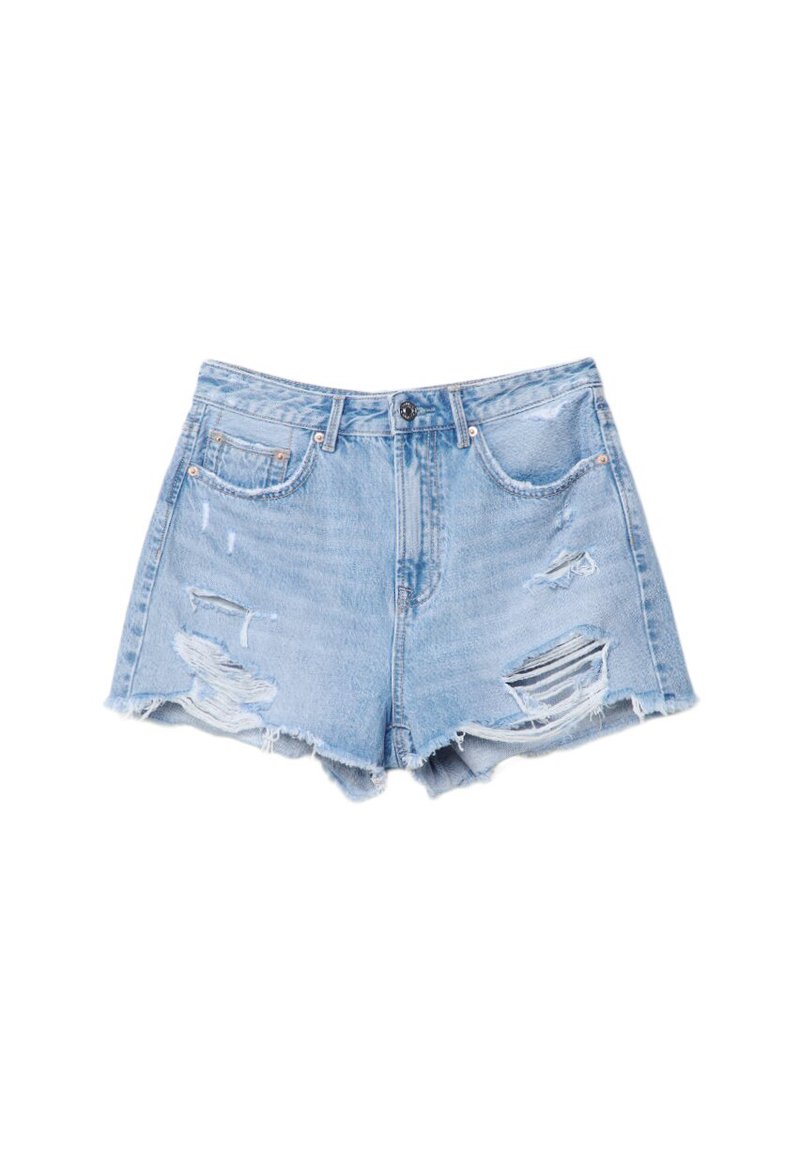 Shorts En Jean Stradivarius Taille 40 - Occasion Très Bon état, Délavés Et Décontractés
