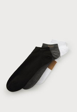 LOGO 3 PACK - Socks - black/light brown