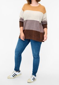 Zizzi Strickpullover - brown