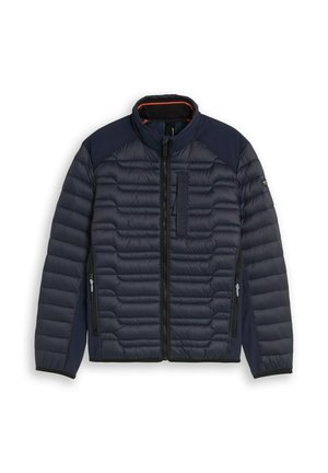 TOM TAILOR, TOM TAILOR JACKEN LIGHTWEIGHT HYBRID STEPPJACKE MIT STEHKRAGEN - Winterjacke - sky captain blue