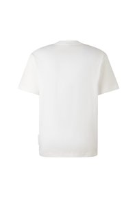 Hvid bomulds t-shirt med rund halsudskæring, korte ærmer og lige snit. Ingen synlige mønstre eller grafik. Rent design.