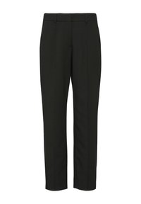 KICK-FLARE MIT GÜRTELSCHLAUFEN UND EINGRIFFTASCHEN - Stoffhose - schwarz