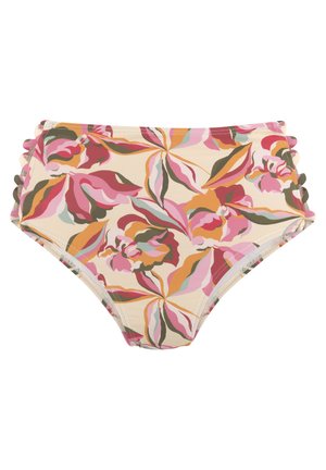 s.Oliver HIGHWAIST - Braguita de bikini - creme bedruckt