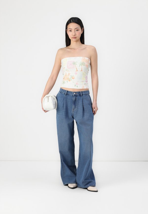 BARE FOLDOVER REVERSIBILE TUBE - Top - double cream4