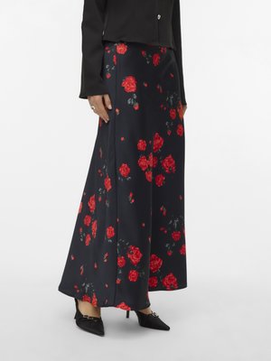 Vero Moda VMLIVIA LONG SKIRT - Maksi sijonas - black