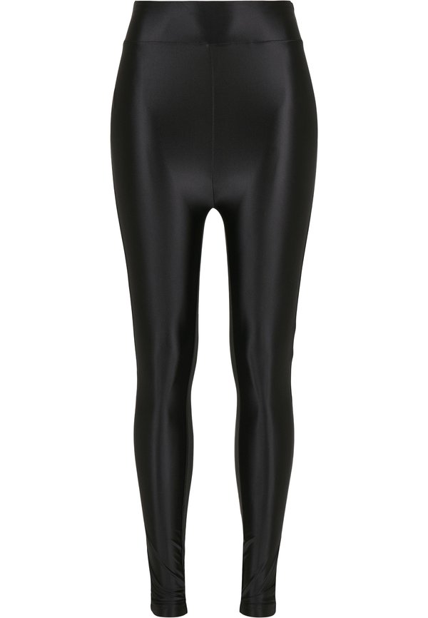 LADIES HIGHWAIST SHINY METALLIC LEGGINGS - Leggings - Hosen - schwarz