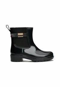 Tommy Hilfiger BELTED CLEAT RAIN - Gummistøvler - black