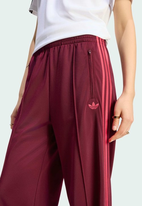 adidas FIREBIRD LOOSE - Tracksuit bottoms - maroon power pink — photo 3