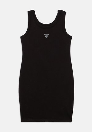 JUNIOR TANK DRESS - Jerseykjole - jet black