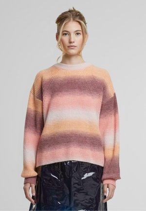 THEIA O-NECK OMBRE - Strikkegenser - tangerine