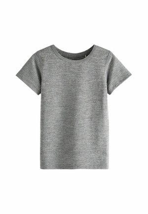 REGULAR FIT - T-shirt - bas - grey textured