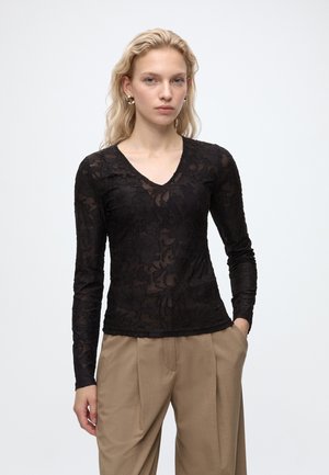 Vero Moda, VMLAYLA - T-shirt à manches longues - black