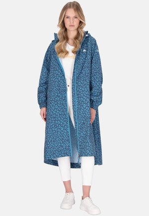 Impermeable - dark aqua navy leo