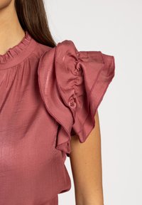 Aaiko GEZANA VIS - Hemdbluse - dusty berry