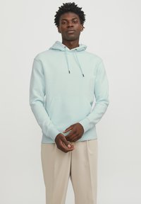 Jack & Jones - JJESTAR BASIC HOOD - Džemperis su gobtuvu - soothing sea Miniatiūros vaizdas 1