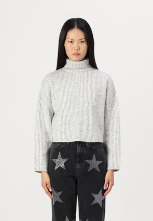 ONLMELANIE ROLLNECK - Maglione - light grey