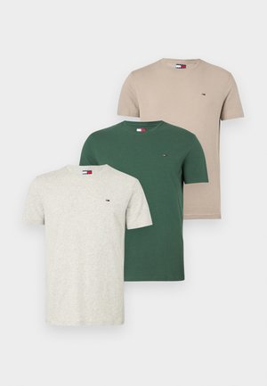 TEE 3 PACK - Βασικό μπλουζάκι - grey/pine/limestone dust