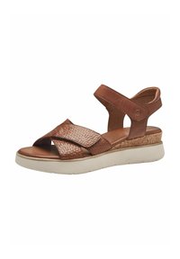 Tamaris COMFORT - Sandales à plateforme - nut