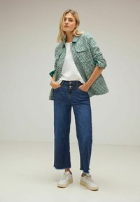 Street One BOUCLÉ OVERSHIRT - Leichte Jacke - grün