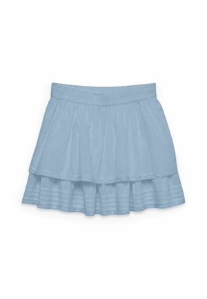 Vero Moda, SKIRT VMELIX HIGH WAIST SHORT SKIRT - Minisukně - kentucky blue
