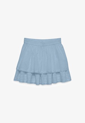 Vero Moda, SKIRT VMELIX HIGH WAIST SHORT SKIRT - Minisukně - kentucky blue