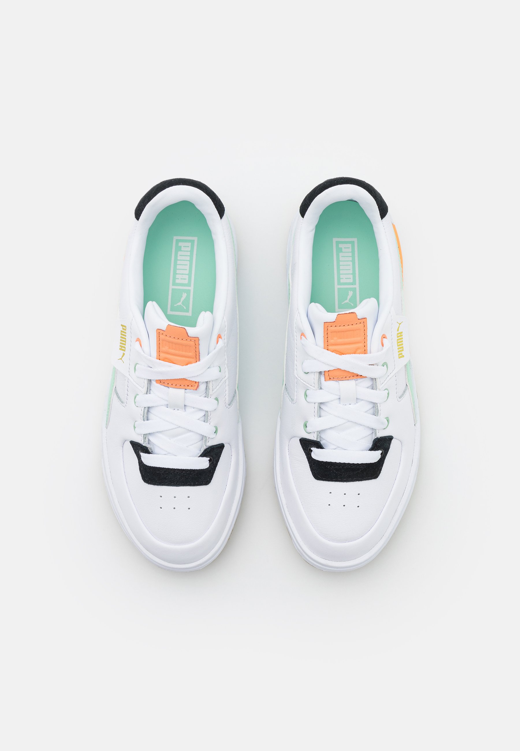 Puma CALI DREAM - Sportbačiai - white/mist green/balta - Zalando.lt