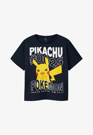 POKÉMON - Majica kratkih rukava s printom - navy blazer
