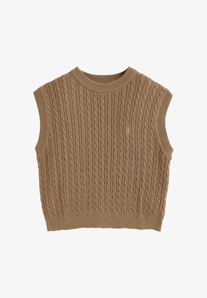 Polo Club, PULLOVER WOMAN RIGBY GO VEST KRISTIN SLEEVELESS REGULAR FIT - Jersey de punto - caramel vigore