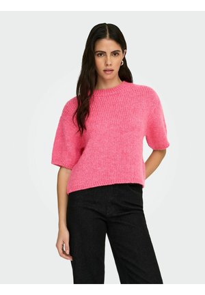 JDYLINEA O-NECK - Basic T-shirt - pink carnation