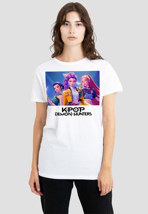 K-POP DEMON HUNTERS - HEROIC HUNTRIX HUNTR/X - Print T-shirt - white