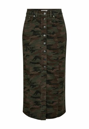 CAMOUCC DENIM SKIRT - Pencil skirt - camouflage