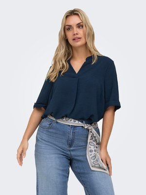 ONLY Carmakoma BLUSE CARMETTA BLUSE - Blouse - navy blazer