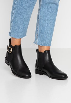 ONLBOBBY ELASTIC BUCKLE - Kotníková obuv - black