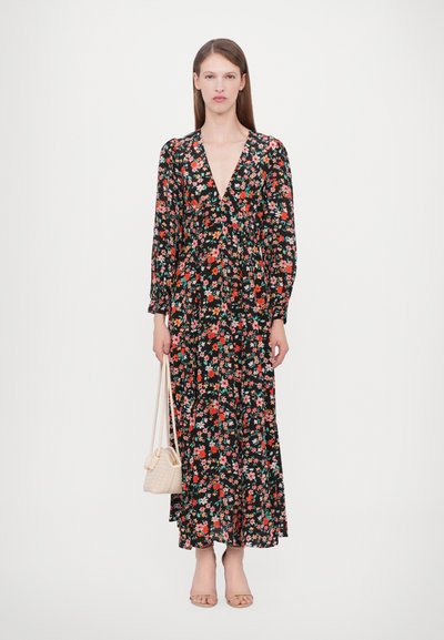 Maisonêtre MARLOWE DRESS - Maxiklänning - black/ red/ green