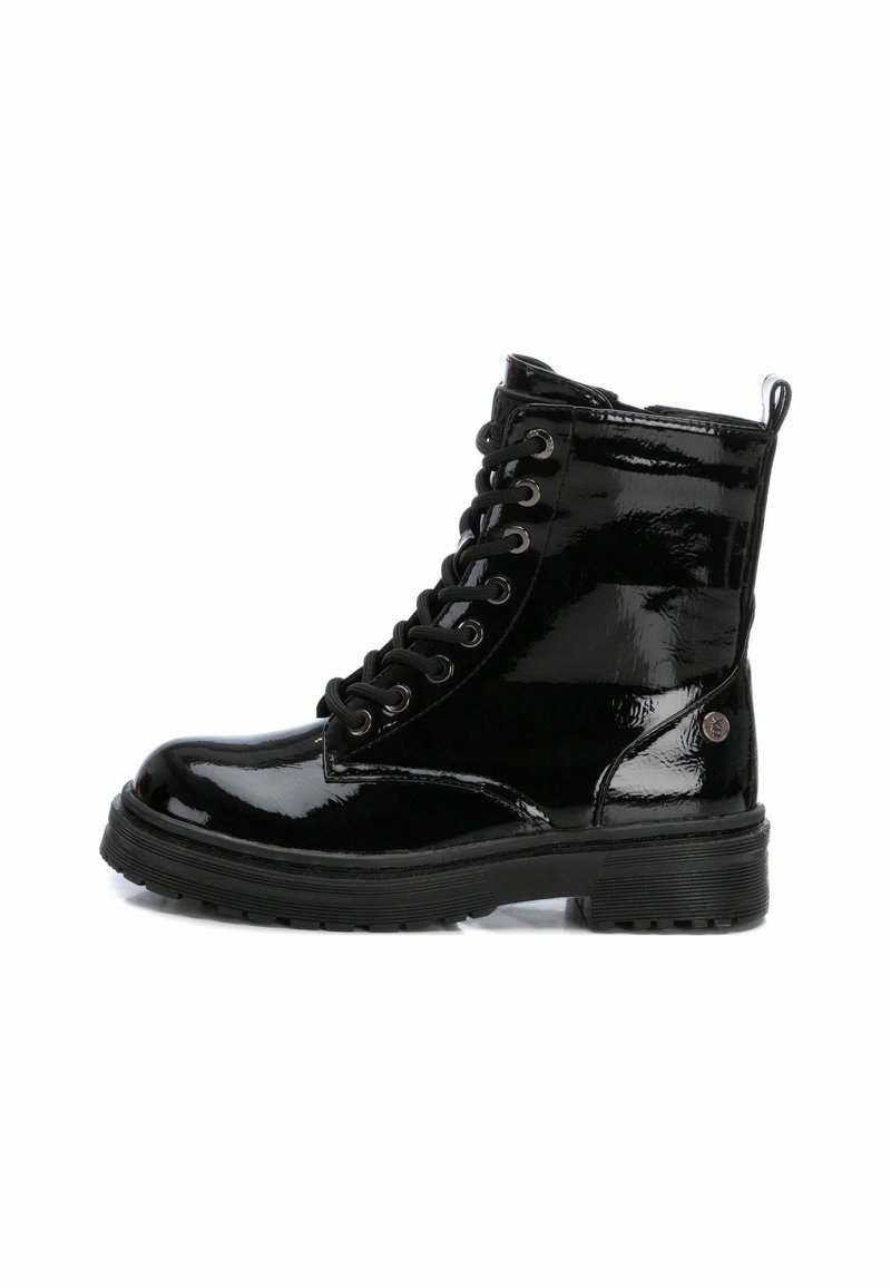 XTI Botines con cordones - black