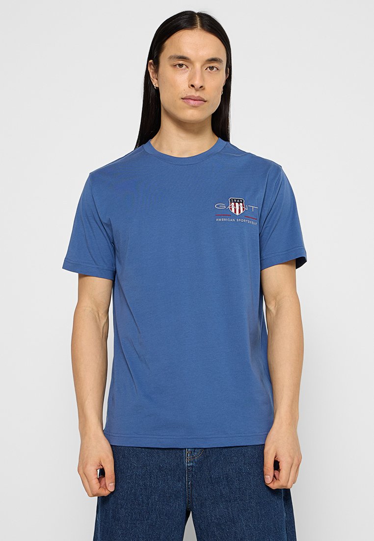Gant T-shirt basic blauw