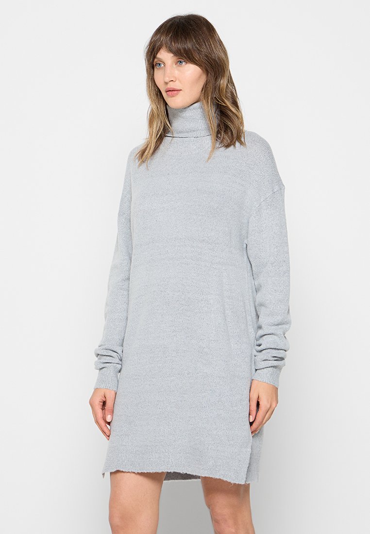 Pepe Jeans Gebreide jurk grijs