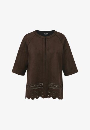 Via Appia Due, JACKE - Kunstlederjacke - dunkelbraun