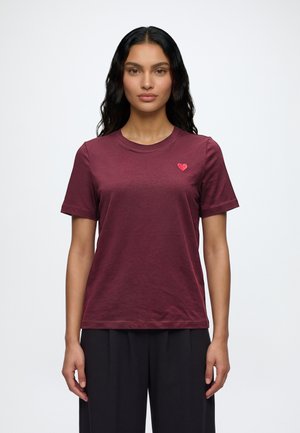 Vero Moda, VMPAULINA SS T-SHIRT JRS NOOS - Обикновена тениска - windsor wine