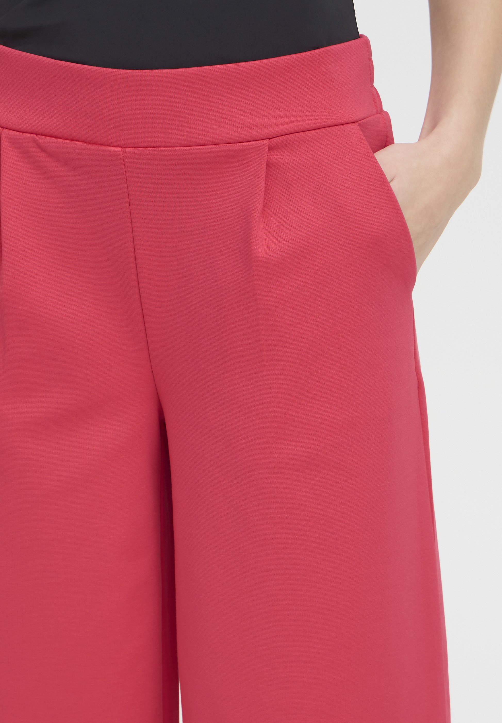 ICHI IHKATE SUS WIDE PA - Trousers - azalea/coral - Zalando.ie