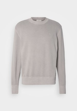Calvin Klein Jeans WASHED PUFF PRINT CREW NECK - Športni pulover - rock ridge