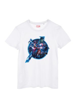 Print T-shirt - weiß