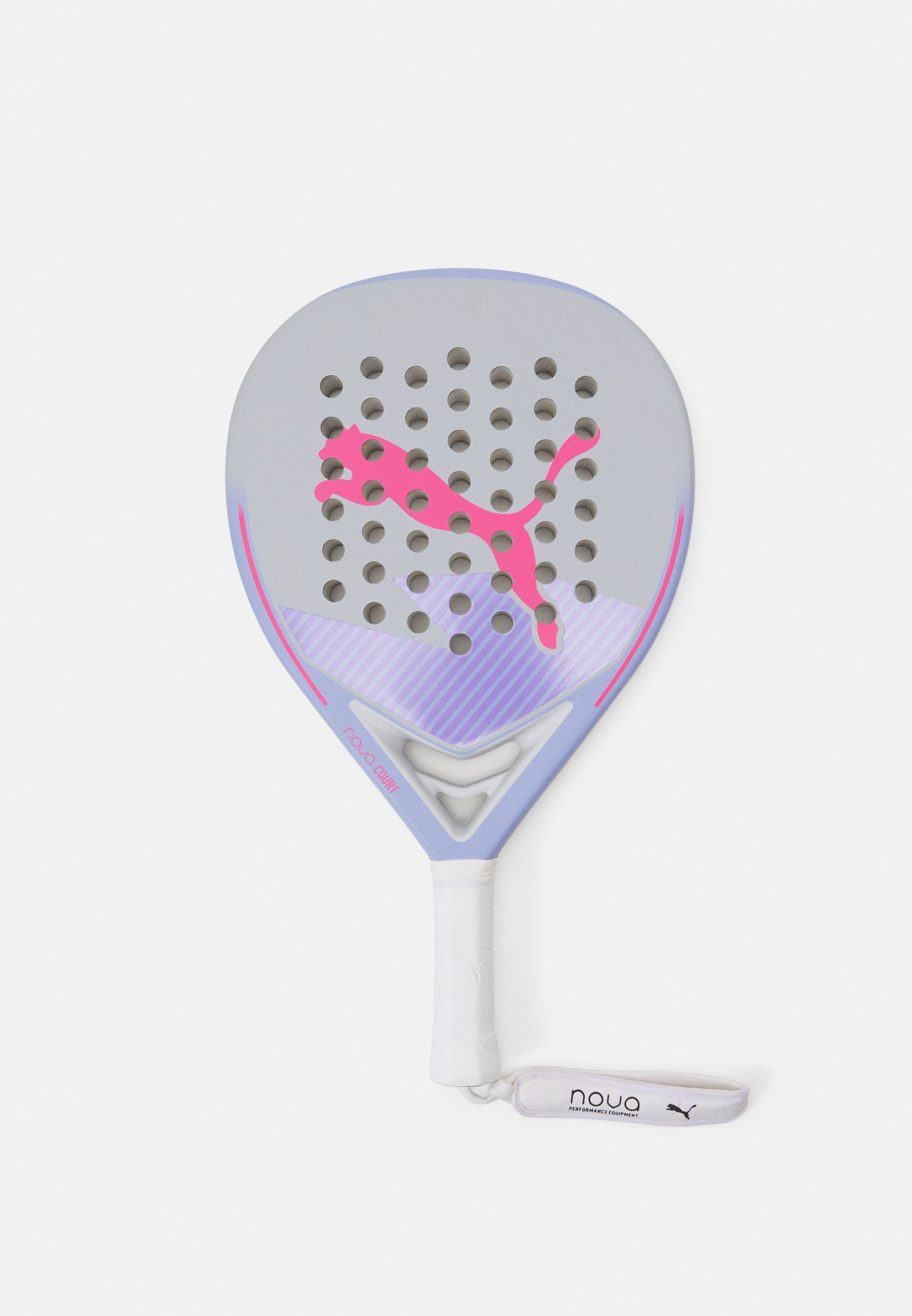 Racchetta Di Tennis Con Le Palle Su Erba Verde Immagine Stock